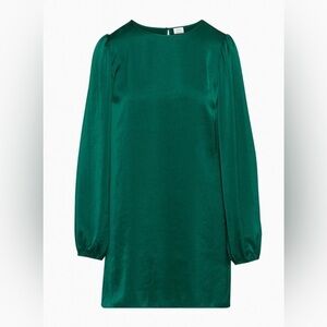 Aritzia Wilfred Marie Puff-sleeve mini dress size S